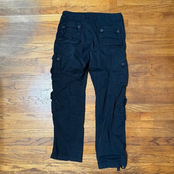 Matchstick Cargo Pants Black Size 36 - Picture 2 of 6
